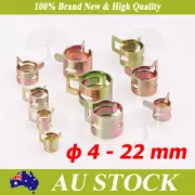 10x 4/5/6/7/8/9/10/11/12/14/16/18/19/20/21/22mm Vacuum Spring Clip Hose Clamp AU