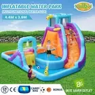 Inflatable Water Slide Water Park Kids Castle Jumping Splash Pool Bouncer 4.4m