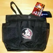 FSU Florida State Seminoles Dorm Shower Caddy Mesh Tote 9 Pocket Organizer
