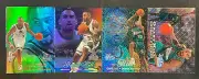 GRANT HILL 1997-98 FLAIR SHOWCASE 4 CARD UNCUT PROMO SHEET