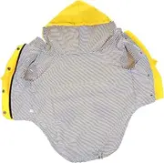 Toddmomy Pet Raincoat Dog Coveralls Dog Hooded Slicker Dog Rainwear Overall Pet Clothes Hooded Poncho Dog Jumpsuit Waterproof Poncho Pet Rain Apparel Hooded Dog Raincoat Yellow Polyester
