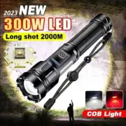 LED Flashlight Super Bright Torch USB Torch USB Rechargeable Torch Powerful High