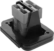 GANAZONO 50A Flush Mount Quick Disconnect Battery Connector Panel with Dust Cover Durable Heavy Duty Construction for Efficient Power Compatible with Anderson Connectors