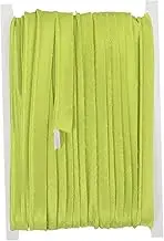 Maxi Piping Bias Tape, 20 Yards Piping Trim with Cord Satin Binding Lip Cord Trim Fit for Sewing Garment Webbing Trimming Crafts Decorating - (Light Green)