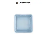 在飛比找momo購物網優惠-【Le Creuset】瓷器正方盤 16cm(海岸藍)