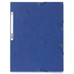 EXACOMPTA ELASTICATED 3 FLAP FOLDERS/ A4/ BLUE ESLITE誠品