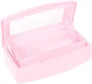 SOESFOUFU Manicure Kit Sterilizer Nail Tools Sterilizer Tray Box Plastic Tray for Nail Art