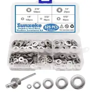 325Pcs Stainless Steel Washers for Blind Pop Rivets Assortment Kit, Backup Rivet