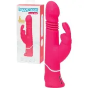 Happy Rabbit Thrusting Realistic Rabbit Vibrator Women's G-Spot Clitoral Sex Toy
