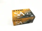 [Lot of 10] TDK SA-90 SA-90NX Cassette Tapes [Vintage] Sealed NOS Original Box