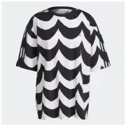 Adidas Marimekko Shirt Wave Designer Oversize tee Sports & Leisure Black White