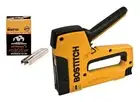 BOSTITCH T6-8OC2 Outward Clinch Tacker Stapler, HVAC Duct Board, 1000pk Staples