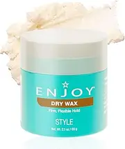 ENJOY Dry Wax (2.1 OZ) – Non-Greasy, Pliable Hair Wax