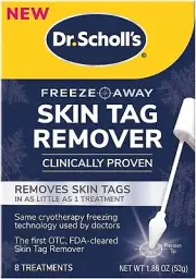 Dr. Scholl's Freeze Away Skin Tag Remover, 8 Ct (Fresh Supply)