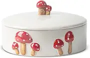 dgudgu Mushroom Tortilla Warmer Container Ceramic Tortilla Holder With Lid 8 Inch Taco Shell Warmer Tortilleros Para Las Tortillas Caliente Tortilla Storage