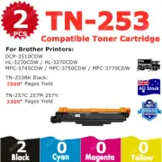2x Compatible Toner TN253 TN257 TN-253BK TN-257 Black For Brother HL-3230CDW