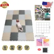 20 Colorful Soft EVA Foam Play Mats - Safe, Non-Toxic for Toddlers, 30cm Each
