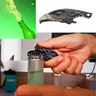 Stainless Steel Eagle Head Knife Mini Bottle Opener Multifunctional Penda$x