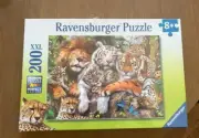 Ravensburger 200 Piece Puzzle Big Cat Nap New In Box