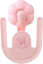 Wall Mount Slipper Holder Wall Suction Cup Hook Suction Cup Wall Storage Rack for Toilet, Pink