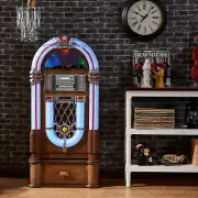 Arkrocket Taurus II Mid-Size Jukebox Vinyl Record Player Bluetooth CD Radio USB