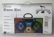 Mini Boombox Couture with LED Speakers & Bluetooth