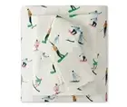 Ski Slope King Flannel Sheet Set Cotton All Over Print PB Dupe NEW