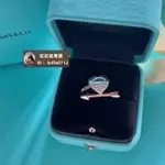 (二手品）TIFFANY & CO. 蒂芙尼 LOVESTRUCK 新款戒指 一箭穿心 愛心戒指 女款