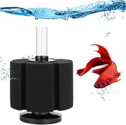 1Pcs-10Gal Small Aquarium Bio Sponge Filter,with Airline Tubing,Breeding Fry Betta Shrimp and Clean Water Quality. Use for Tropical Fish & Breeder Aquarium, Slow Current,Betta,Shrimp, Fry Fish Tank