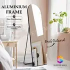 Full Length Mirror Metal Frame Wall Mounted Freestanding Floor Makeup Mirror