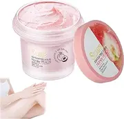 Peach Brightening Exfoliating Body Scrub, Deeply Exfoliates Scrub, Peach Smooth & Tight Body Scrub, Honey Peach Exfoliating Scrub, Oil Control, Clean the Cuticle, for Body Face Hand & Foot (1pcs)