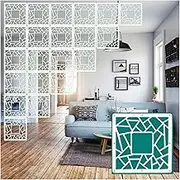 Hanging Room Divider, Waterproof Restaurant Openwork Entrance Hall Partitions Panel Screen,DIY Sitting-Room Decoration Screen,29x29cm