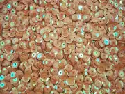 Sequins Cup 6mm Apricot AB 20g Dancing Costumes Pearlescent Shiny