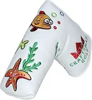 Craftsman Golf Oceam World Fish Crab Seaweed White Blade Putter Cover Headcover Magnetic Closure For Scotty Cameron Taylormade Odyssey …