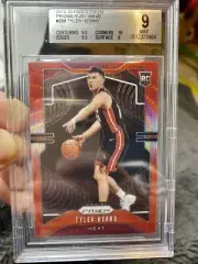 2019-20 Panini Prizm Tyler Herro Ruby Wave Prizm SP RC psa BGS 9 Heat 10 SUBS!