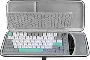 Geekria 75% 84-Key Keyboard Case, Hard Shell Travel Carrying Bag, Compatible with Keychron K2 Version 2/ K2/ Q1/ V1, ASUS ROG Azoth 75%, Aula F75 Pro, Redragon K673 PRO