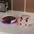 Pig Mosquito Coil Holder With Tray Sandalwood Incense Burner