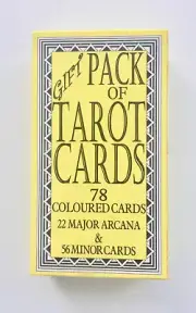 GIFT PACK OF TAROT CARDS 78 COLOURED CARDS