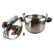 (22L 34CM)Household Stainless Steel Pressure Cooker Canner Explosion Proof New