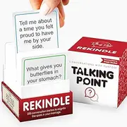 200 Conversation Cards - Rekindle Couples Game for Married Couples - Questions for Long Term Relationships - Fun Topics Build Intimacy & Strong Bonds - Road Trips, Anniversary, Date Night