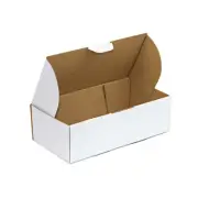 Mailing Box 240 x 125 x 75mm White Die cut Mailer for 500g Small Satchel B4
