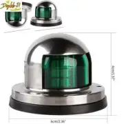 LED Stainless Steel Green Color Bow Navigation Light Marine Boat Yacht Lamp 12V