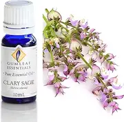 Gumleaf Essentials Clary Sage Essential Oil - 10ml, Cruelty Free & Vegan, 100% Pure & Natural