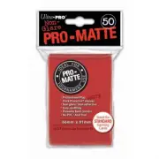 ULP82650 Ultra Pro Deck Protection Sleeves: PRO: Matte Red (50)