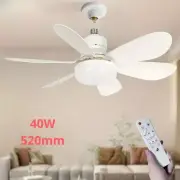 E27 Ceiling LED Light Fan With Remote Control