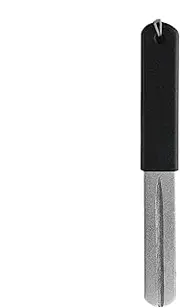 Portable Hook Sharpener, Double-Sided Sharpening Stone, Compact Fishing File, Pocket Grinder, Non-Slip Grip Design, (Black/Gray), Hiking Outdoor Fishing Gear