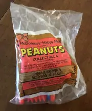 McDonalds Happy Meal Toy Charlie Bown Seed Bag N Tiller 1989 Sealed