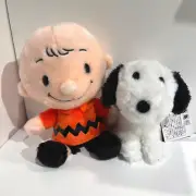 Charlie Brown and Snoopy Plushy PEANUTS Snoopy FUWAKUTA Plush toy 50's Nakajima