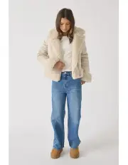 [Decjuba Kids] Libby Aviator Jacket in Cream