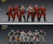 JOYTOY 1/18 Action Figure (6PCS/SET)maintenance team Army Military Model in box